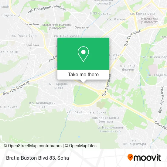Карта Bratia Buxton Blvd 83
