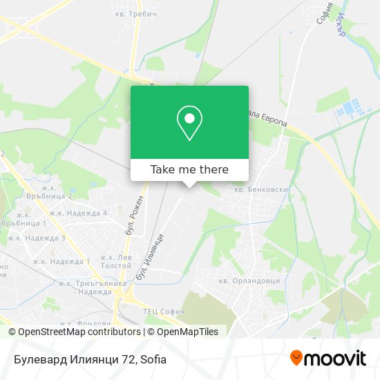Булевард Илиянци 72 map