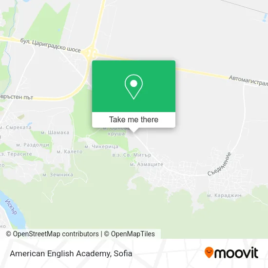 Карта American English Academy