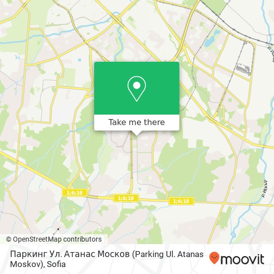 Паркинг Ул. Атанас Москов (Parking Ul. Atanas Moskov) map