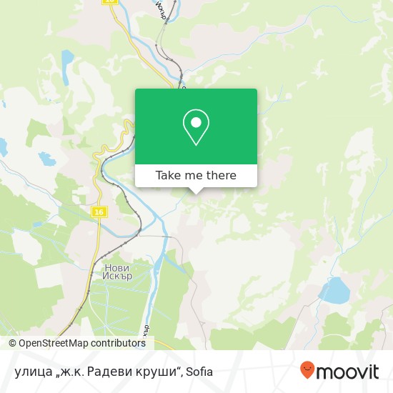 улица „ж.к. Радеви круши“ map