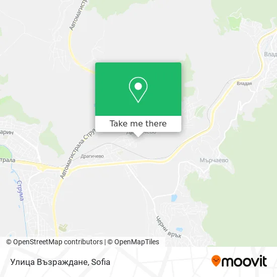 Карта Улица Възраждане