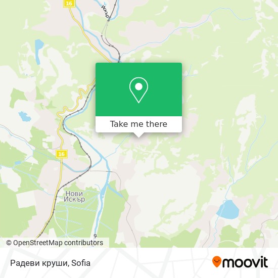 Радеви круши map