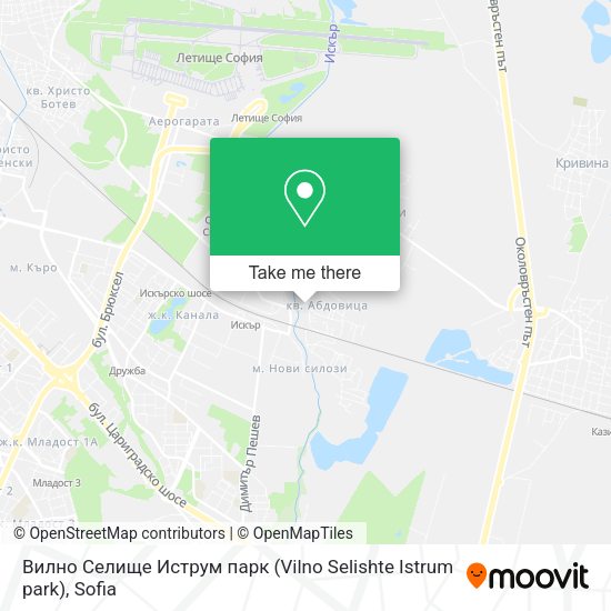 Карта Вилно Селище Иструм парк (Vilno Selishte Istrum park)