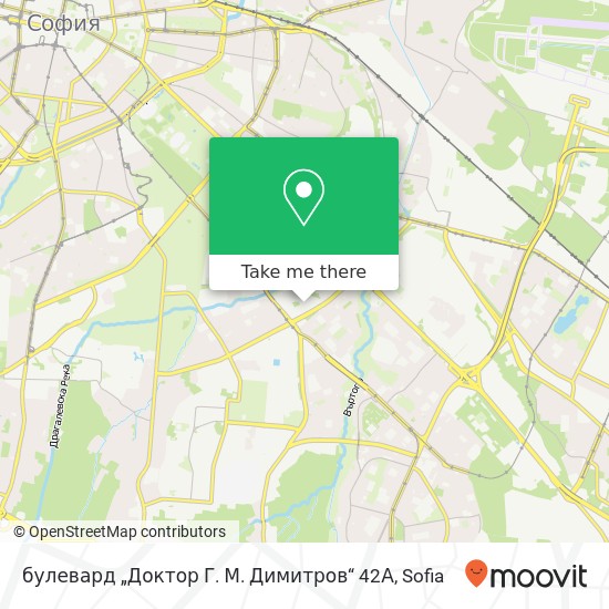 булевард „Доктор Г. М. Димитров“ 42А map