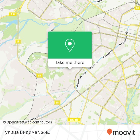 улица Видима“ map