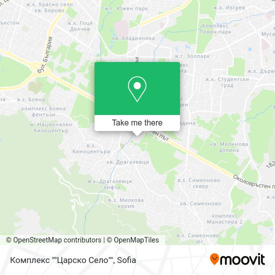Комплекс ""Царско Село"" map