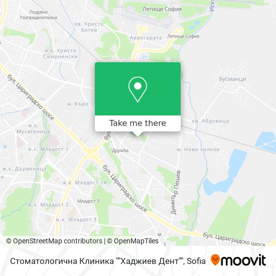 Стоматологична Клиника ""Хаджиев Дент"" map
