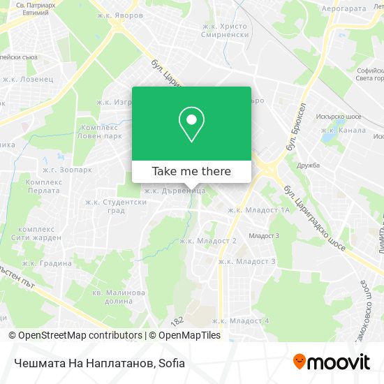 Чешмата На Наплатанов map