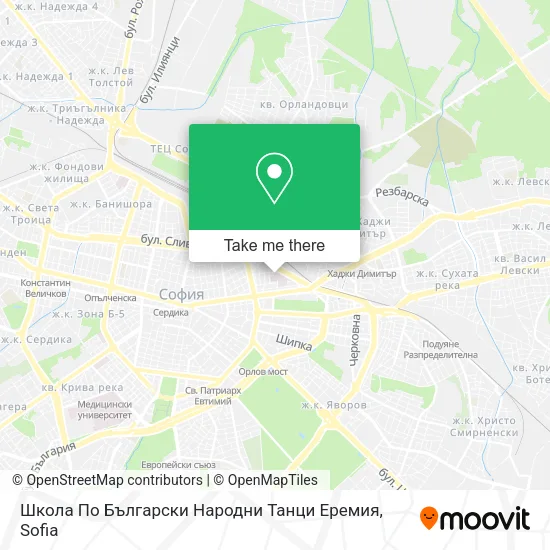 Карта Школа По Български Народни Танци Еремия