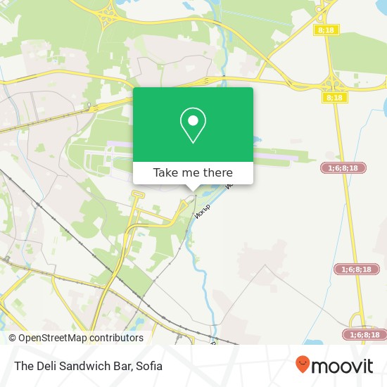 The Deli Sandwich Bar map