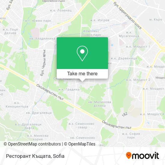 Карта Ресторант Къщата