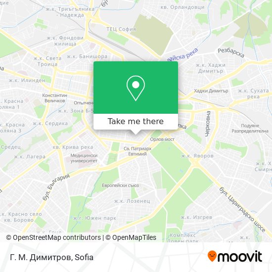 Г. М. Димитров map