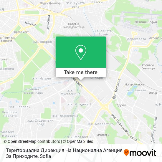 Териториална Дирекция На Национална Агенция За Приходите map