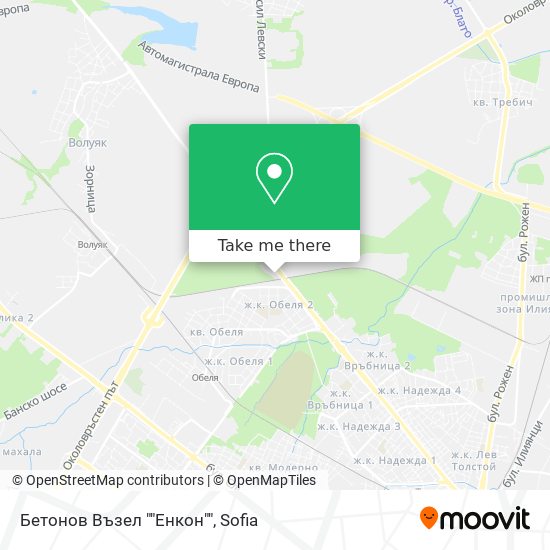 Бетонов Възел ""Енкон"" map