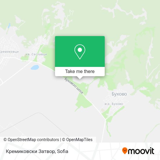 Карта Кремиковски Затвор