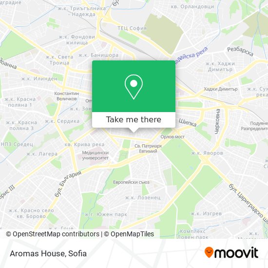 Aromas House map