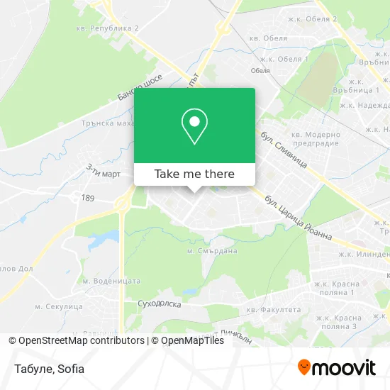 Карта Табуле