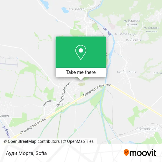 Карта Ауди Морга