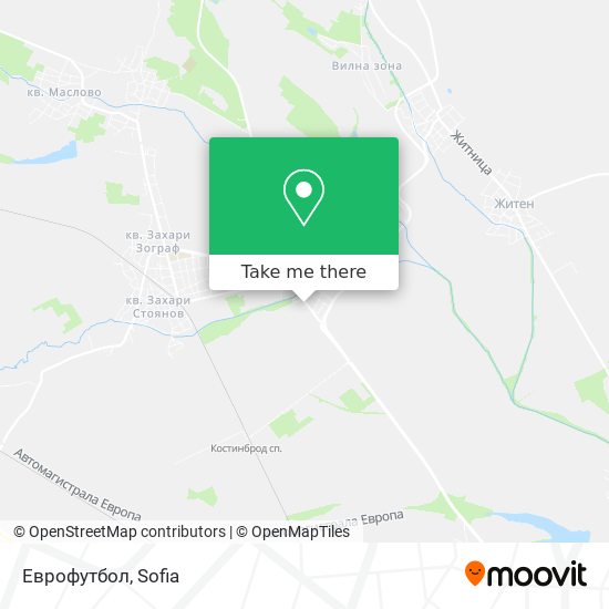 Еврофутбол map