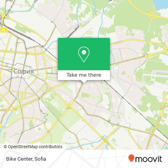 Bike Center map