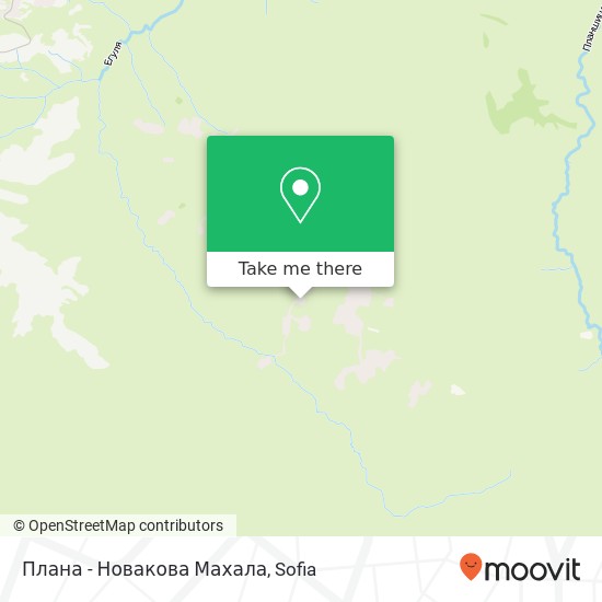 Карта Плана - Новакова Махала
