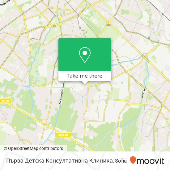 Първа Детска Консултативна Клиника map