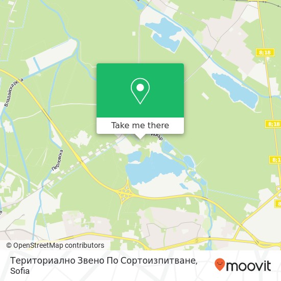 Териториално Звено По Сортоизпитване map