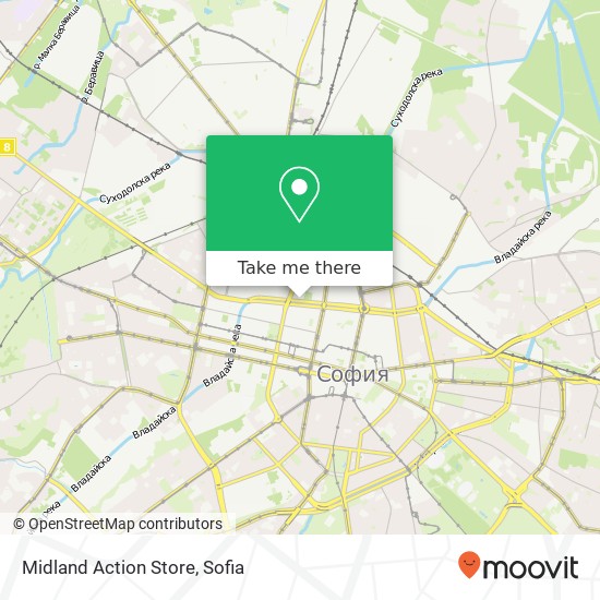 Midland Action Store map