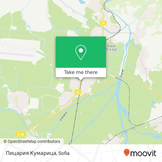 Пицария Кумарица map