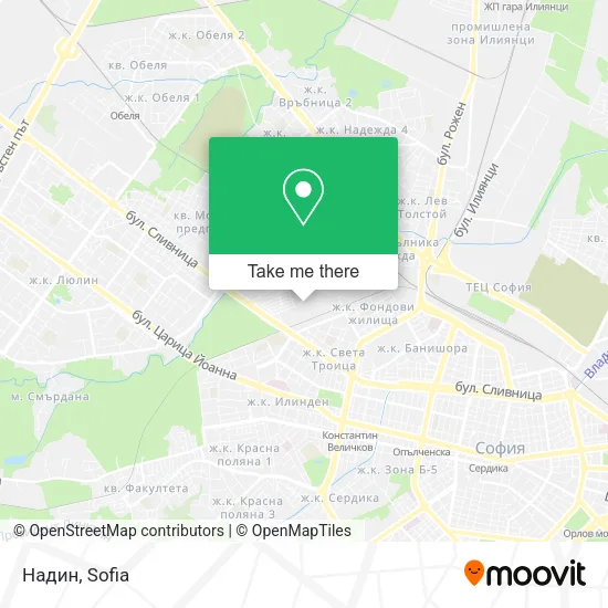 Карта Надин