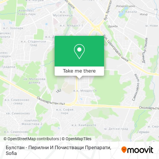 Булстан - Перилни И Почистващи Препарати map