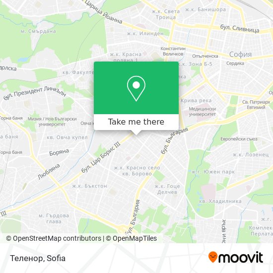 Теленор map
