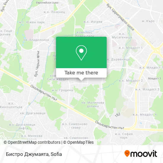 Бистро Джумаята map