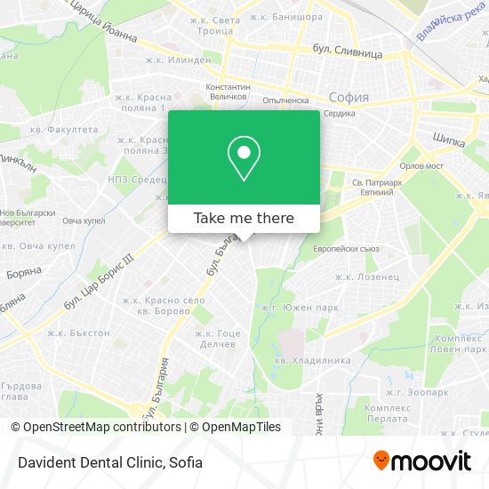 Карта Davident Dental Clinic