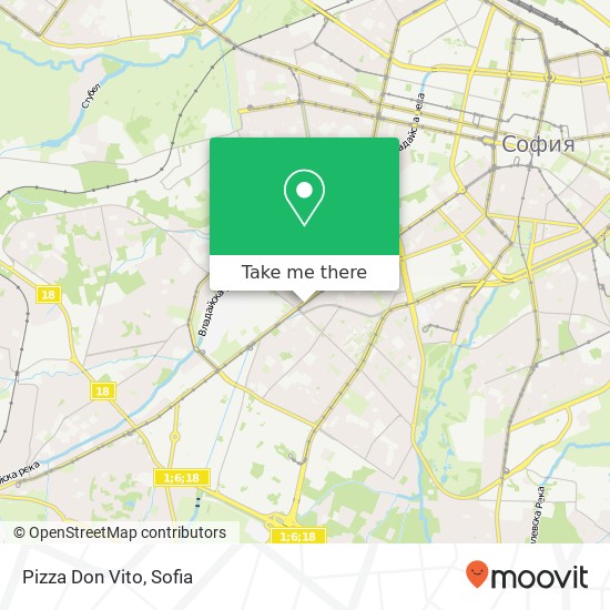 Карта Pizza Don Vito