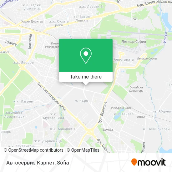 Карта Автосервиз Карпет