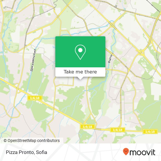 Pizza Pronto map