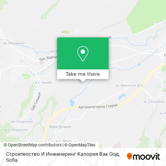 Строителство И Инженеринг Калория Вак Оод map