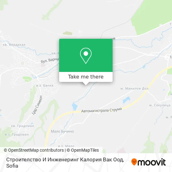 Строителство И Инженеринг Калория Вак Оод map