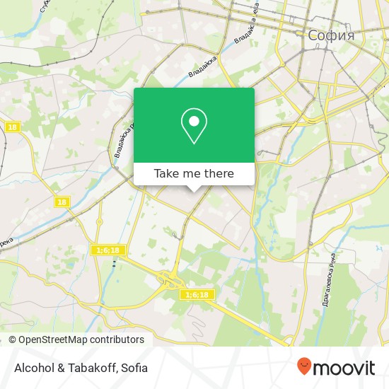 Alcohol & Tabakoff map