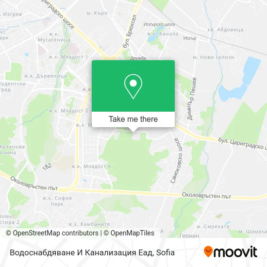 Карта Водоснабдяване И Канализация Еад