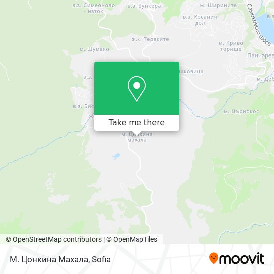 М. Цонкина Махала map