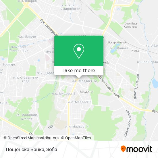 Пощенска Банка map