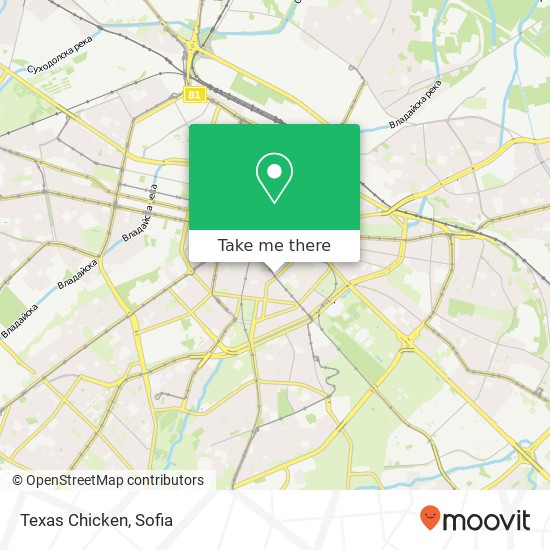 Карта Texas Chicken