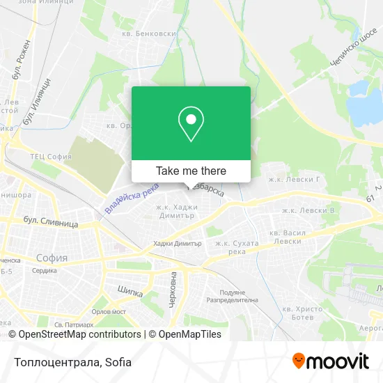 Карта Топлоцентрала