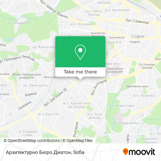 Карта Архитектурно Бюро Диатон