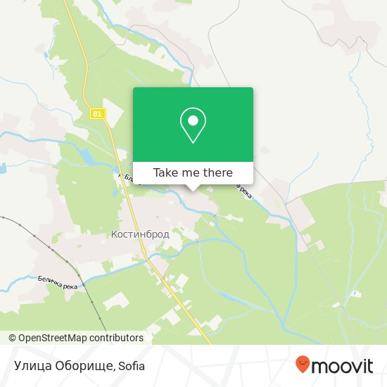 Улица Оборище map