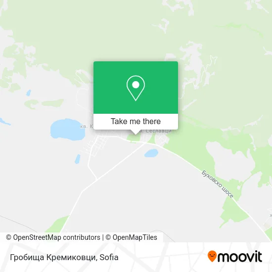 Карта Гробища Кремиковци