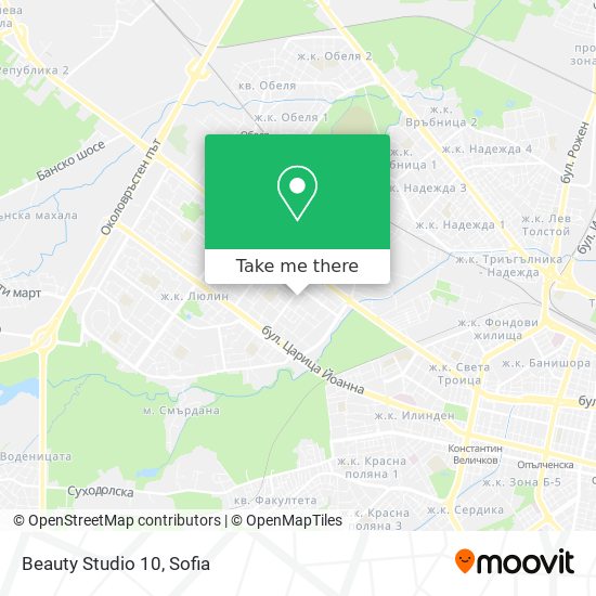 Beauty Studio 10 map